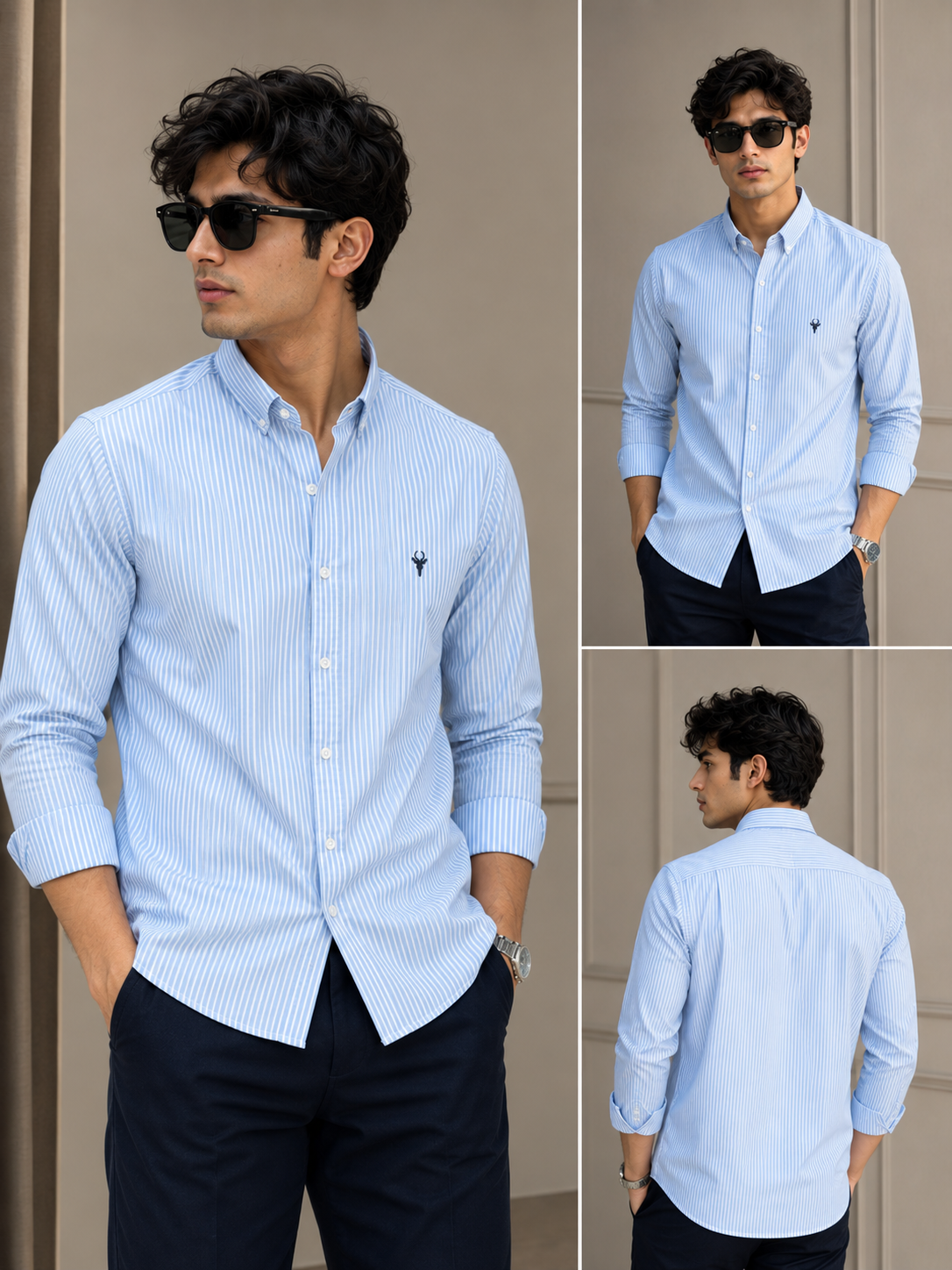 Classic Striped Oxford Shirt