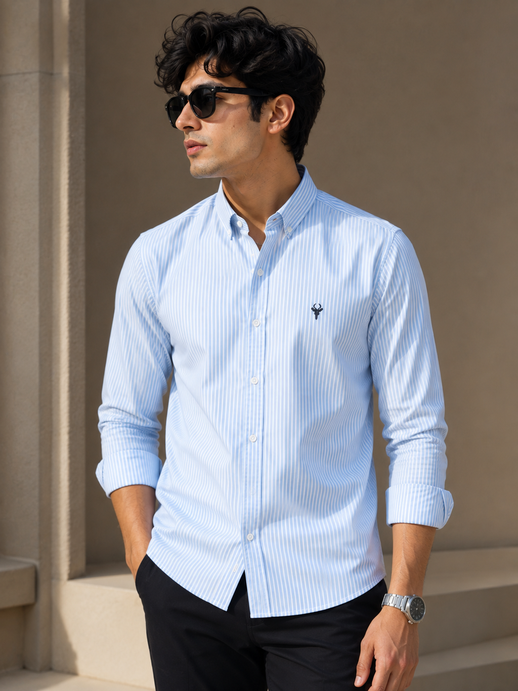 Classic Striped Oxford Shirt