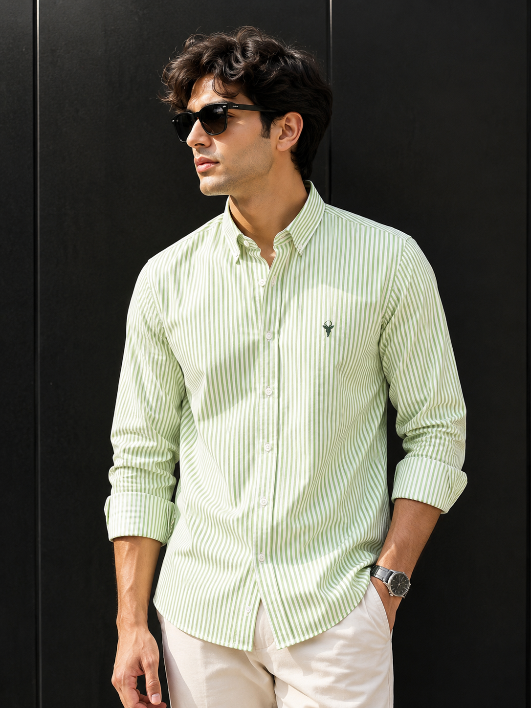Classic Striped Oxford Shirt