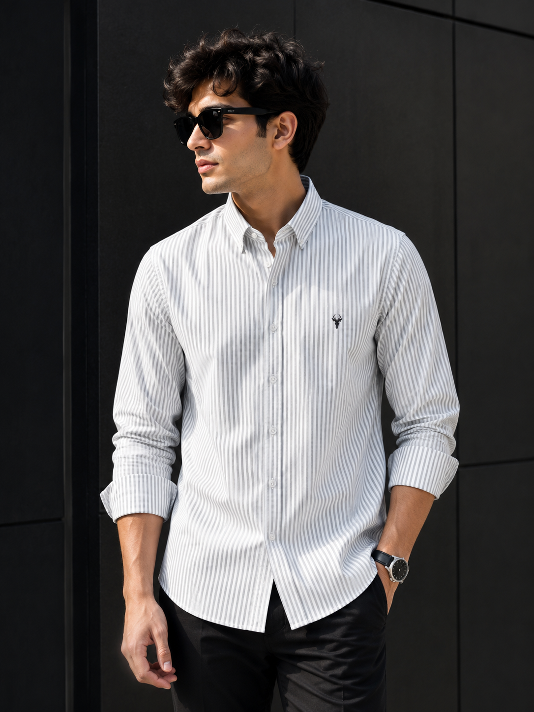 Classic Striped Oxford Shirt