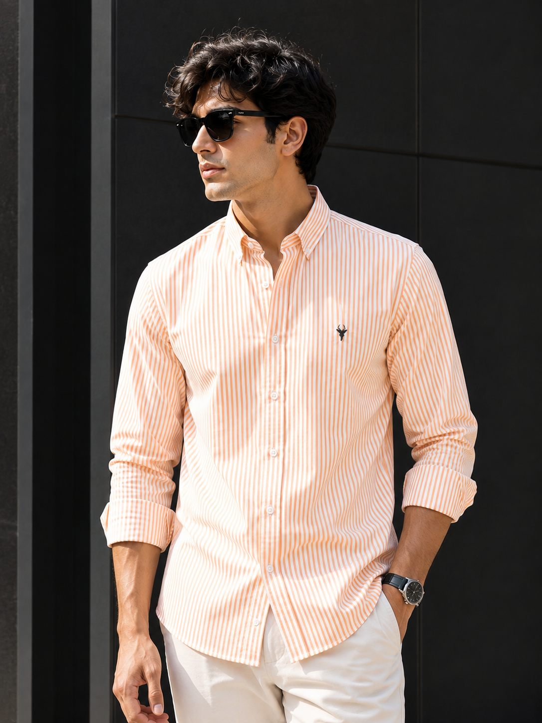 Classic Striped Oxford Shirt